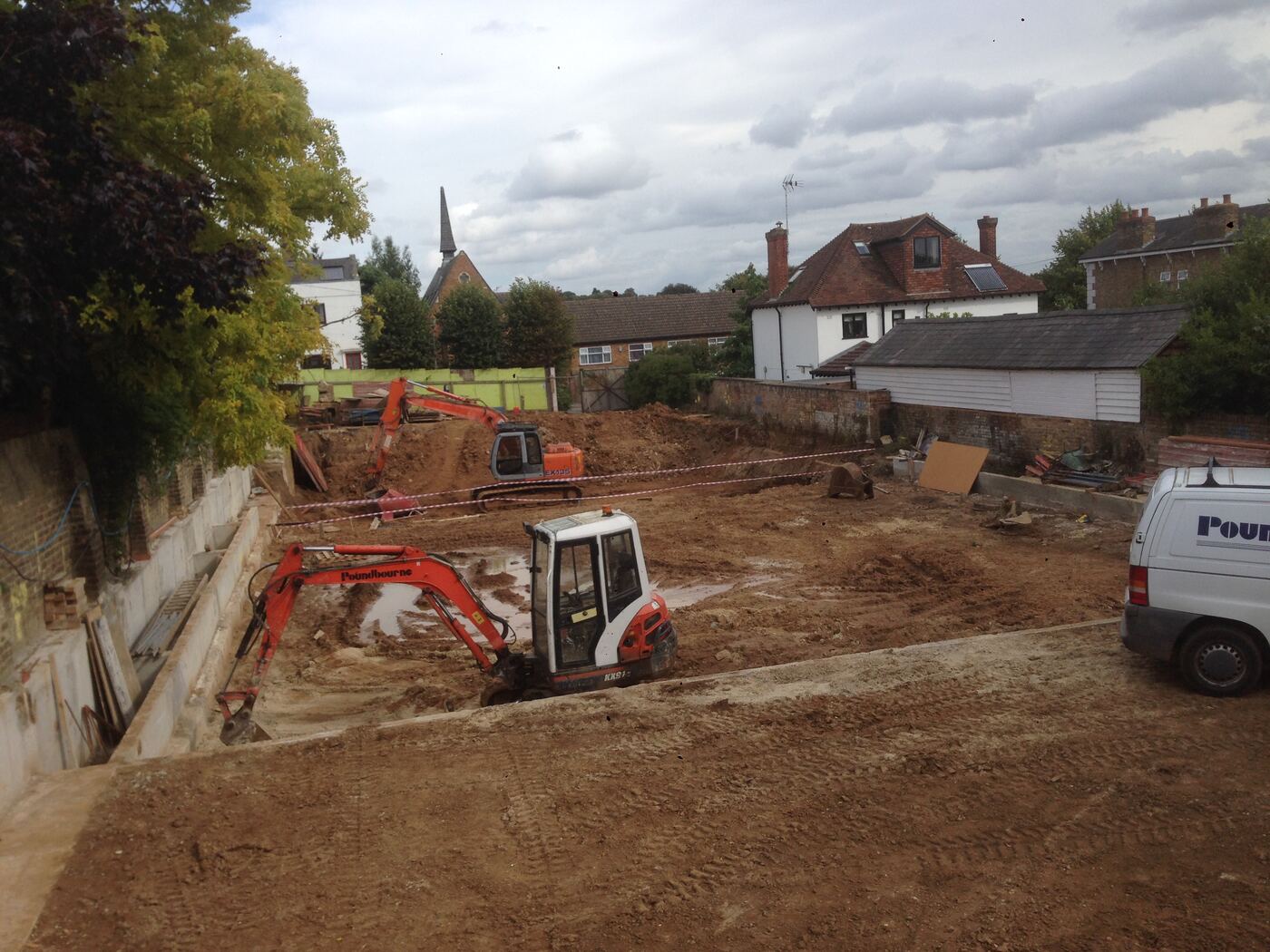 New Road, Ware — groundworks and excavation