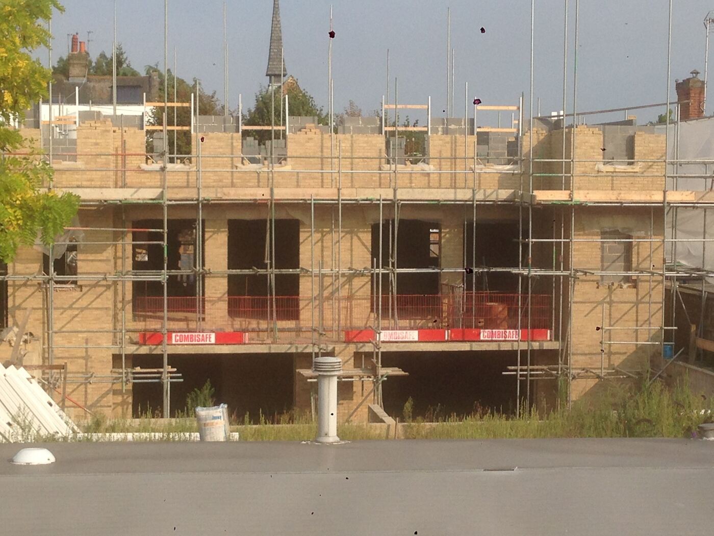 New Road, Ware — brickwork elevation taking shape